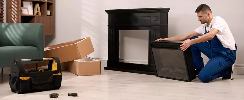 Old Rusted Metal Fireplace Repair And Replacement in Kirksville, MO